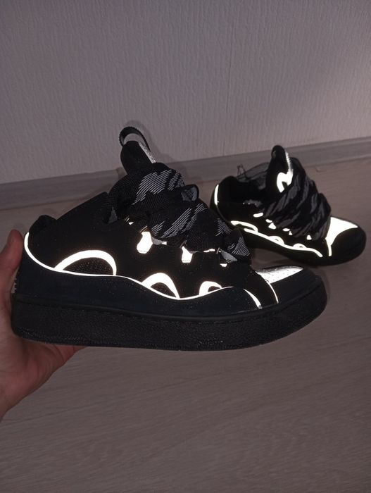 Lanvin curb черно белый