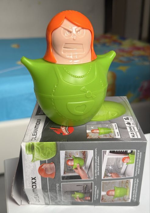 Curatator microunde cu aburi - Saubere Susi CLEANMAXX / Angry Mom