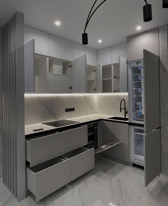 Кухонный гарнитур на заказ. Oshxona mebeli zakaz asosida.