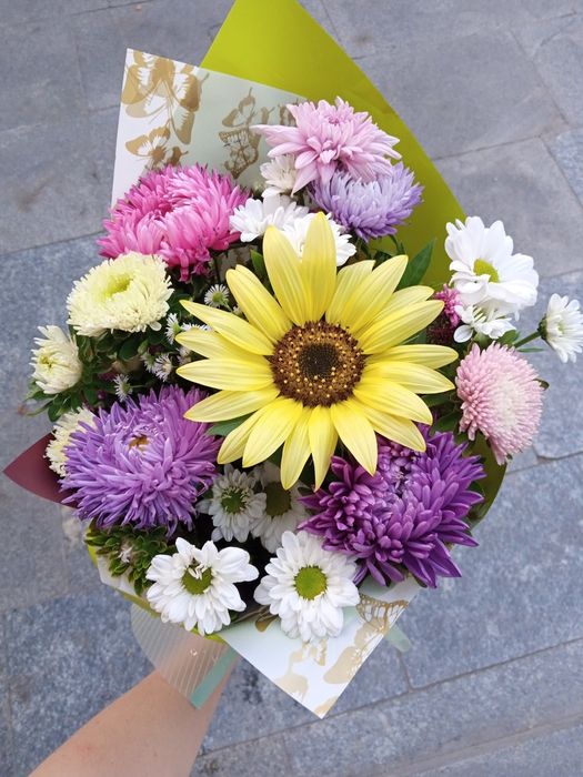 Цветы (букеты,корзинки)на заказ