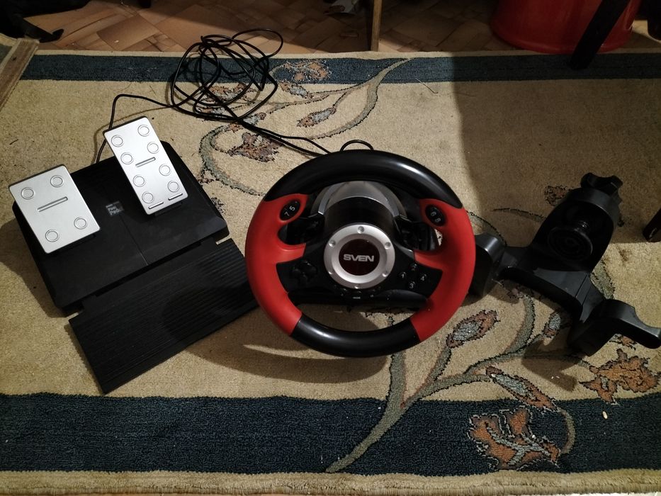 Игровой руль с драйверами ТОРГ ЕСТЬ