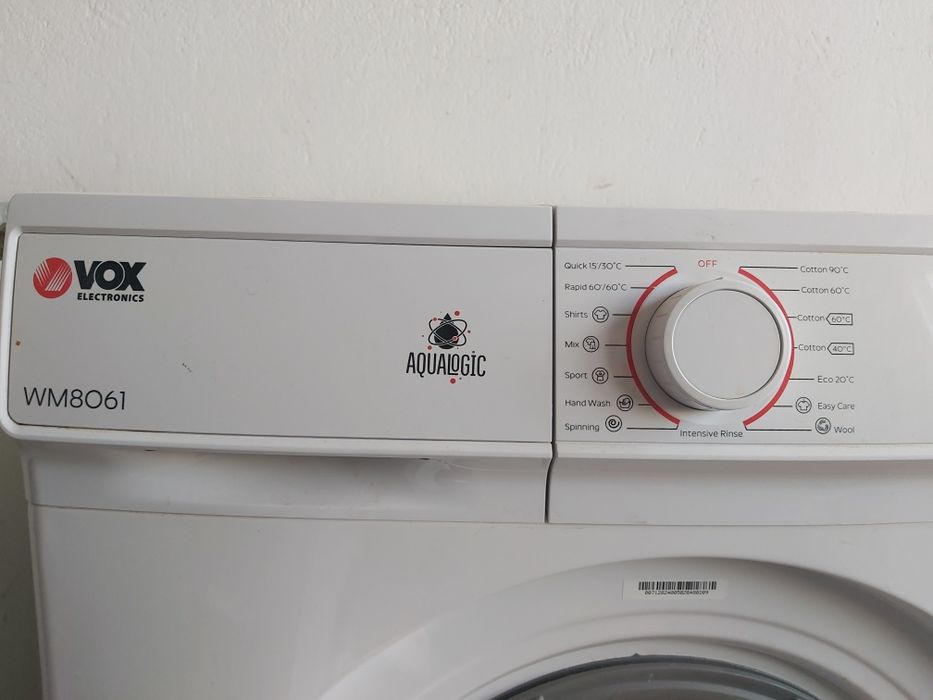 Пералня VOX WM 8061 D, Бяла