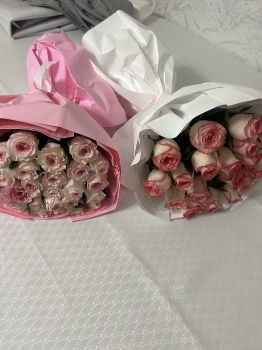 Букет свежих роз