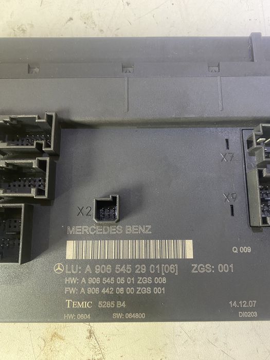 Calculator confort SAM cod A 906 545 29 01[06] Mercedes Sprinter
