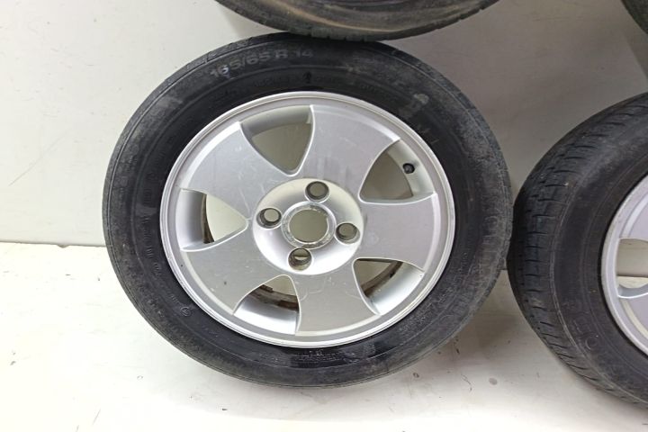 Set jante aliaj cu anvelope 165/65 R14 79T vară Continental 5.50Jx14
