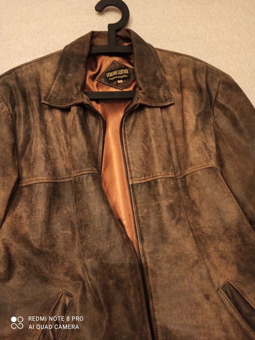 Geaca piele naturala marime M. Fabricatie Argentina