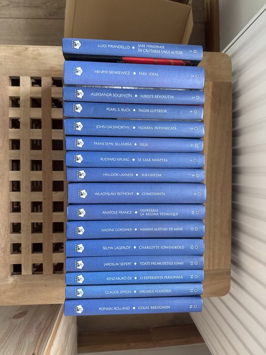 Colecția NOBEL - primele 11 volume NOI, ținute în bibliotecă, Premiul Nobel Cărți complet noi, niciodată citite