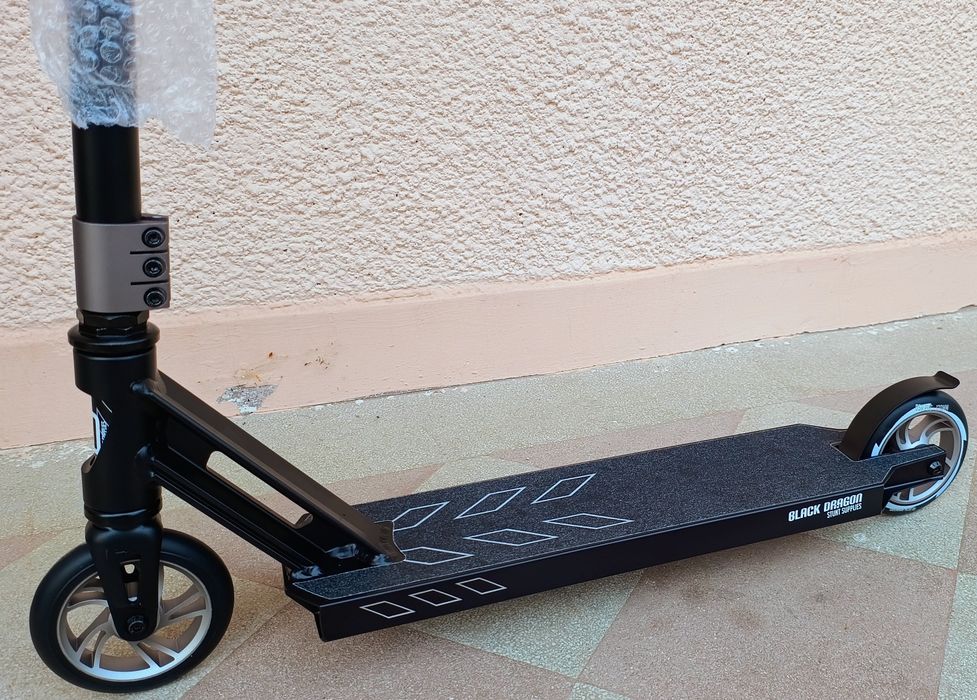 Trotineta/ freestyle/ scheme/100Kg/Roti 120mm/aluminiu/blackdragon/NOU