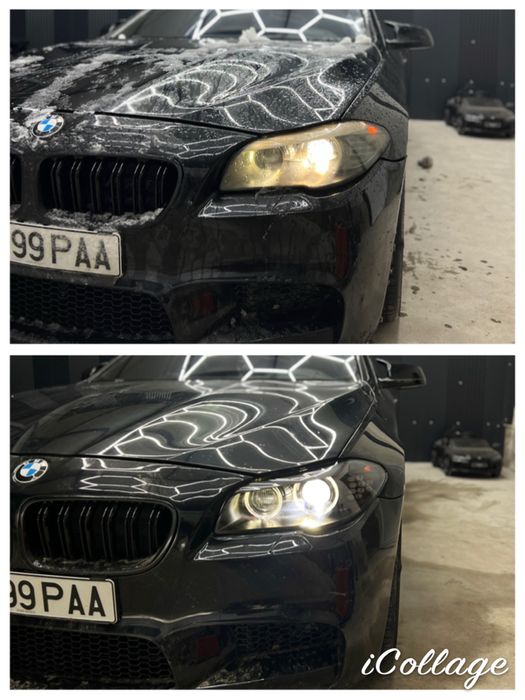 Reconditionare faruri condens/ sticle/ TMS/ faruri bmw seria 5 F10 F11