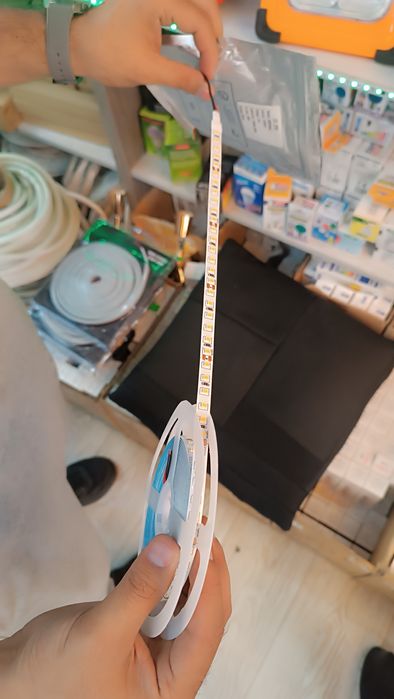 Светодиодная лента лэд, 12 - 24 волт, 220 ватт лэд лента, светильники