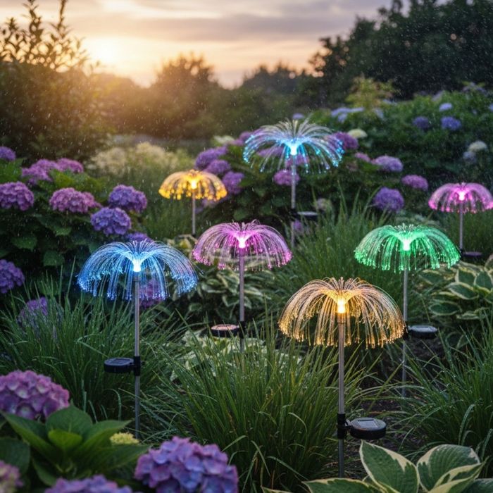 Комплект соларни лампи за градина