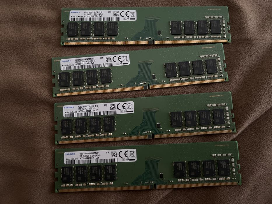 Продам оперативную память ддр4 32гб 8х4