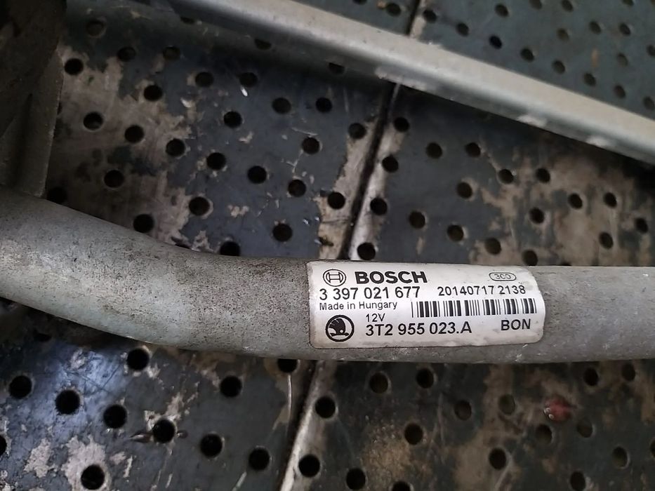 Ansamblu stergator motoras skoda superb 2 facelift 3397021677 3t2955023a 3t2955119b 1137328653