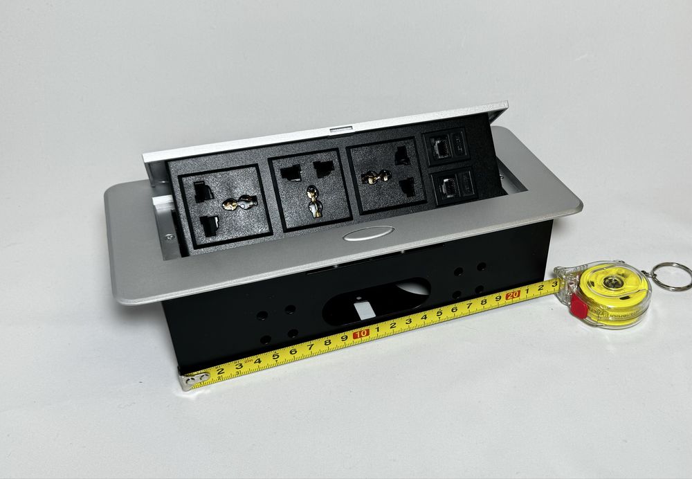 Наполная Настольная розетка Лючок