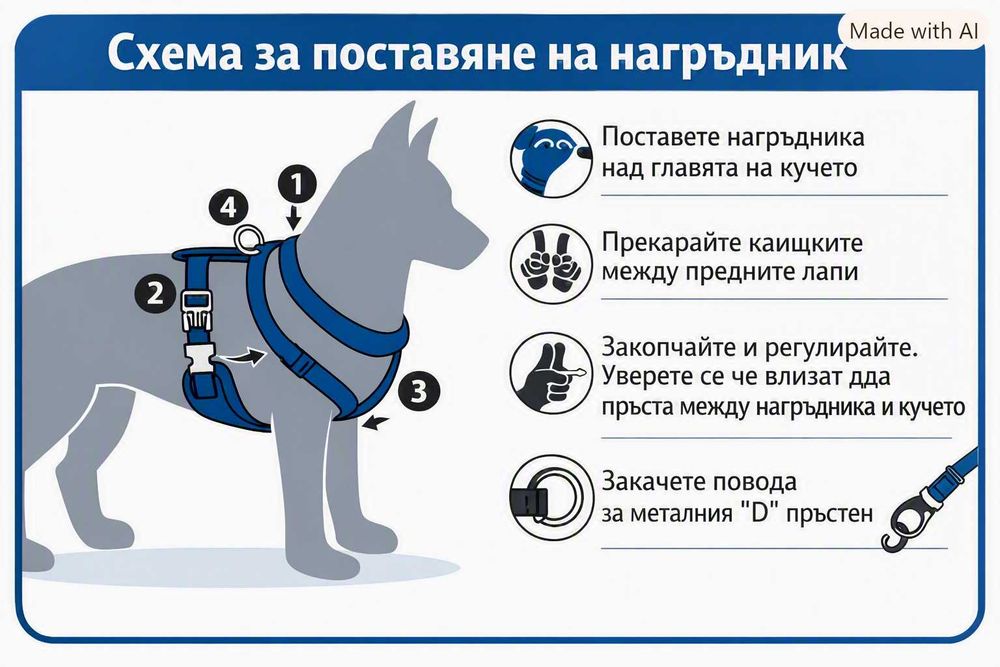 Нагръдник за  кучета