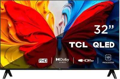 ТВ TCL 32S5K QLED Google TV Безрамочный по Низкой цене+Доставка!