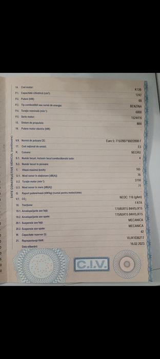 Suzuki swift sport 3 uși  an 2013 euro 5