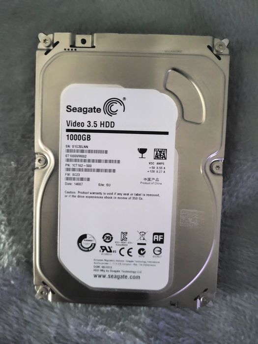 Hard disc inter"Seagate" de 1 tera Nou