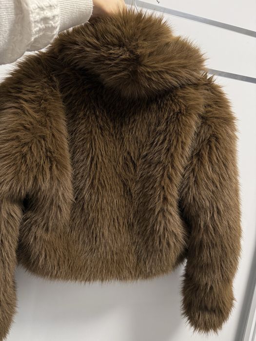 Дамско яке (кафяв)