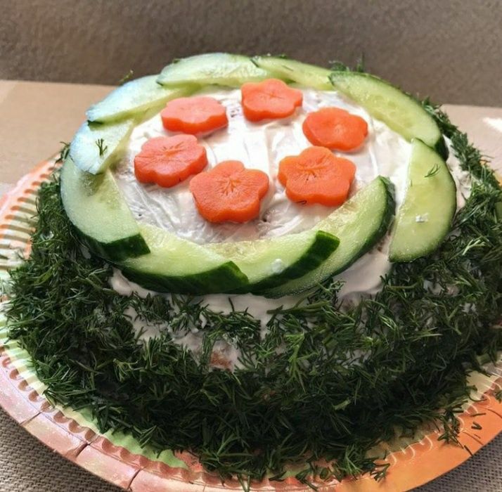 Торт с домашней куриной печени (смотрите мои объявления)