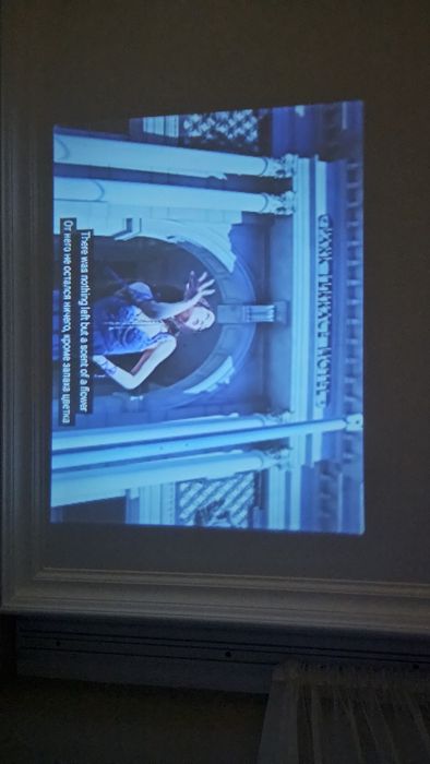 Мини проектор для дома и дачи с колонками