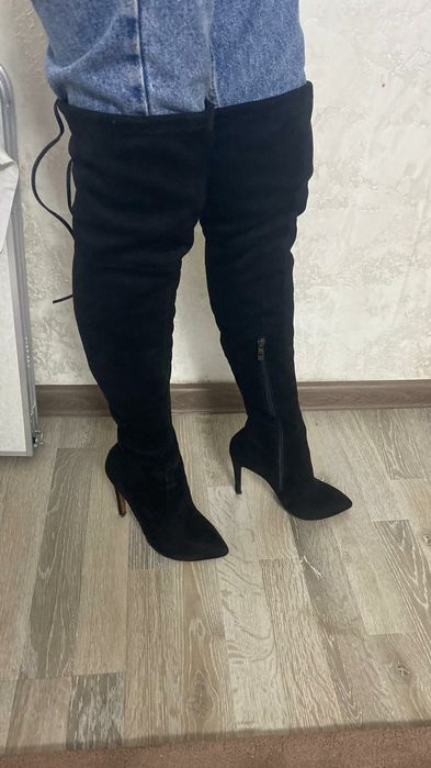 Батфорты замшевые.