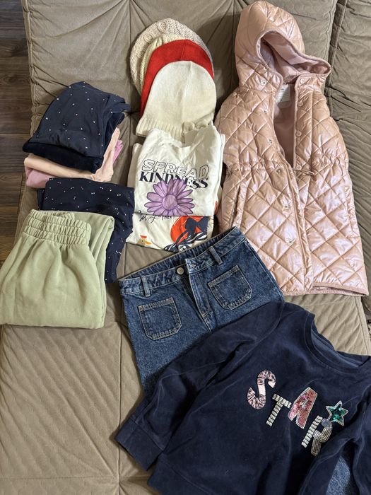 Пакет вещей на девочку 134рост