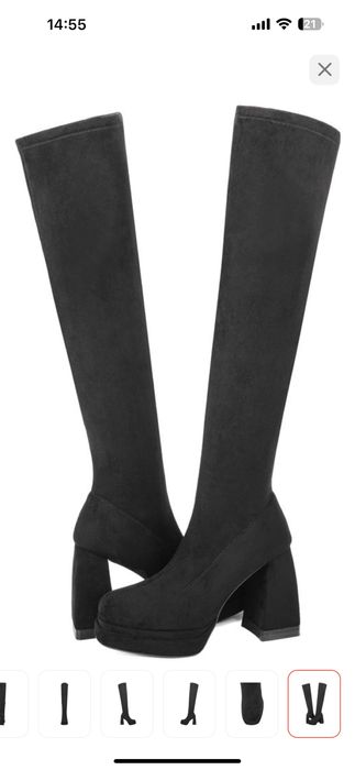 ботфорты на каблуке