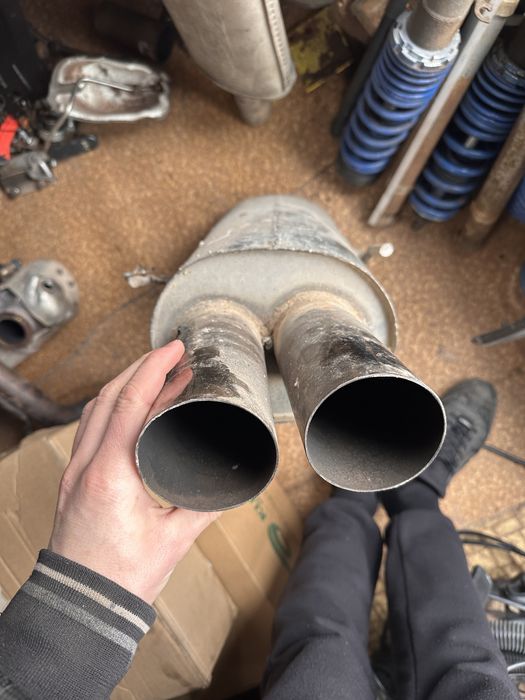 Спортно гърне двуцевка ауспух