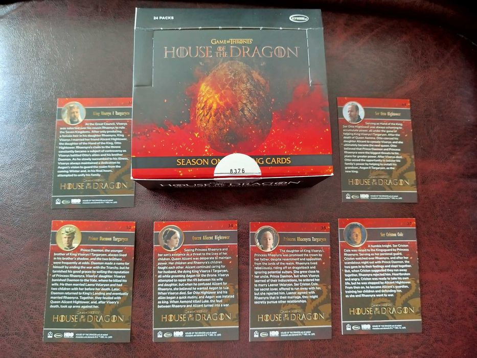Домът на дракона / House of the Dragon колекционерски карти комплект
