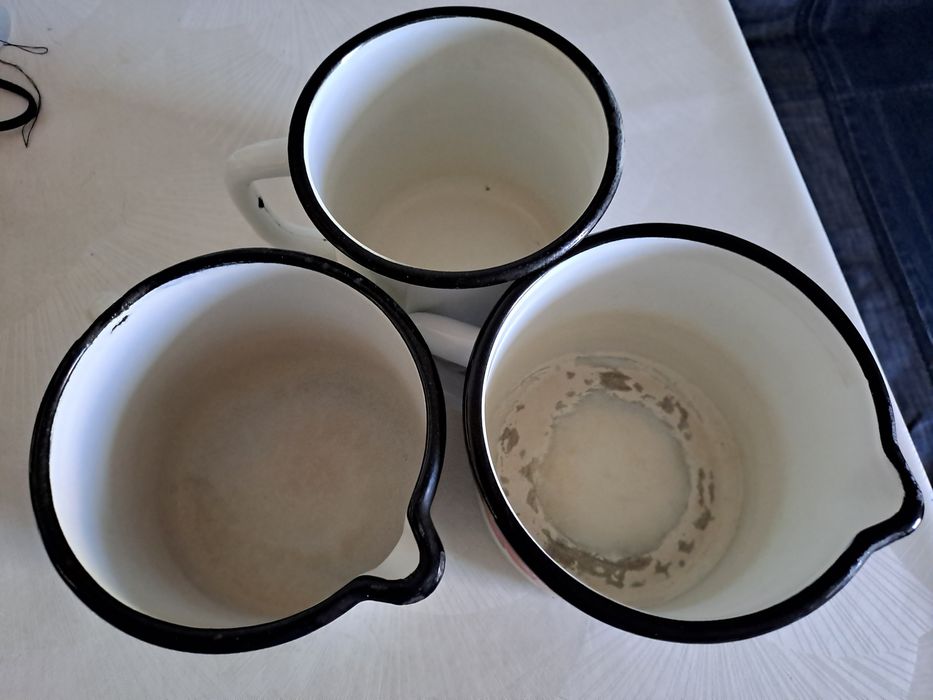 Кружка эмалированная б/у, 1 литр