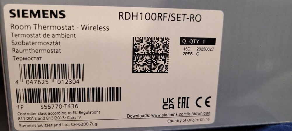Termostat ambient Siemens
