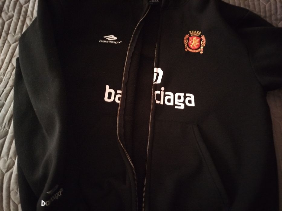 Balenciaga Paris zip hoodie