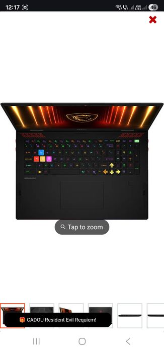 Laptop Gaming MSI Raider A18 HX A9WIG
