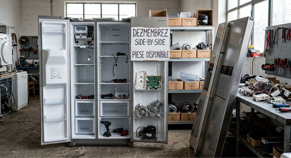 Dezmembrez frigider Side by Side  frigidere traditionale si inverter