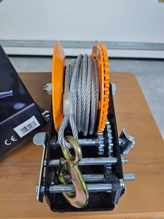 Troliu Profesional Tractare 3500 Lbs Cablu gros oțel import platforma