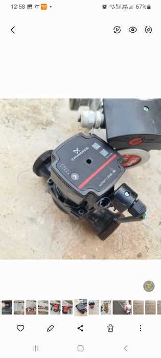 Grundfost pompa de recirculare