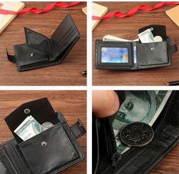 Portofel piele ecologica pentru barbati