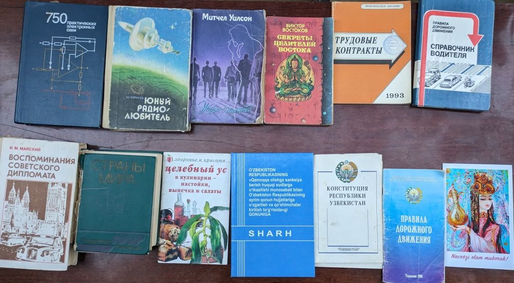 Книги по  литературе, русскому языку и другие