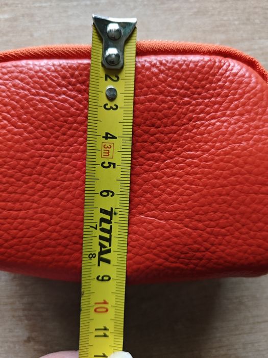 Мини портмонета с три отделения от естествена кожа