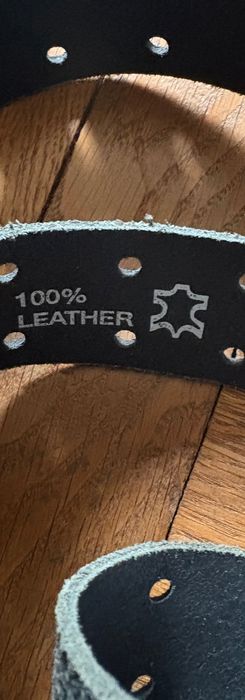 Curea 100% piele neagră Hero