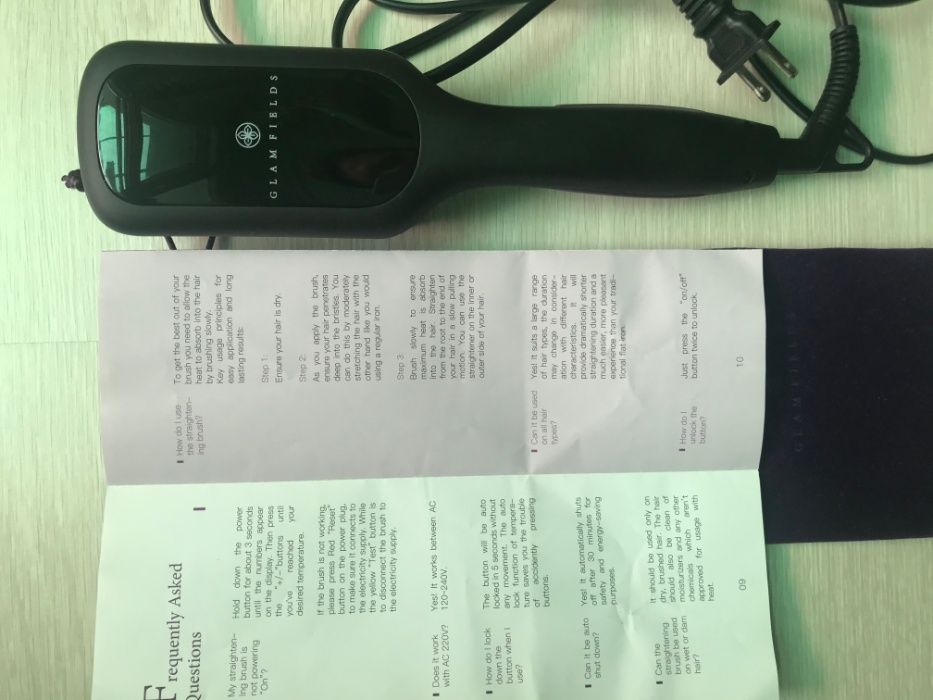 Електрическа четка с йонна технология GLAMFIELDS 2.0