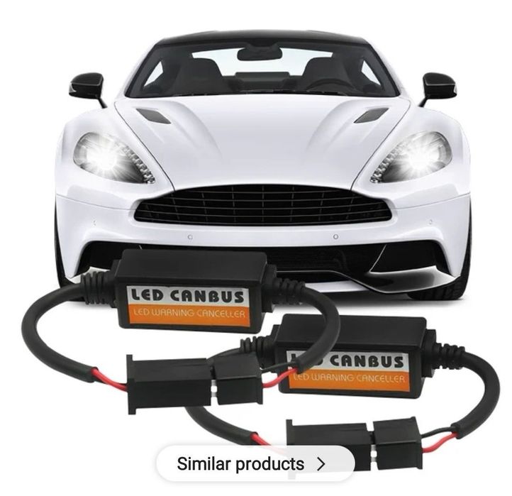 Led canbus декодер за грешка H1,H4,H7.HB3 декодер изгоряла кушка лед