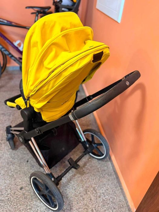 Детска количка Cybex Platinum 3 в 1 Mustard Yellow + Аксесоари