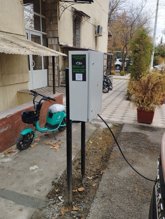 Монтаж зарядки электрокаров  100$