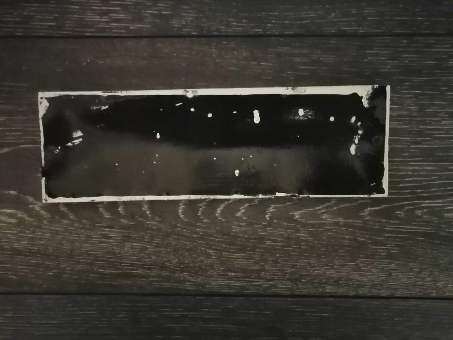 Неупотребявана от соца емайлирана табелка ОБРАЗЦОВ ДОМ