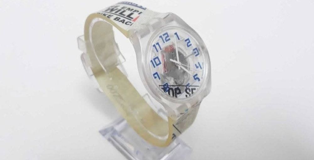 Ceas Elvetian James Bond 007 Swatch SUJK138  - Elliot Carver, rar