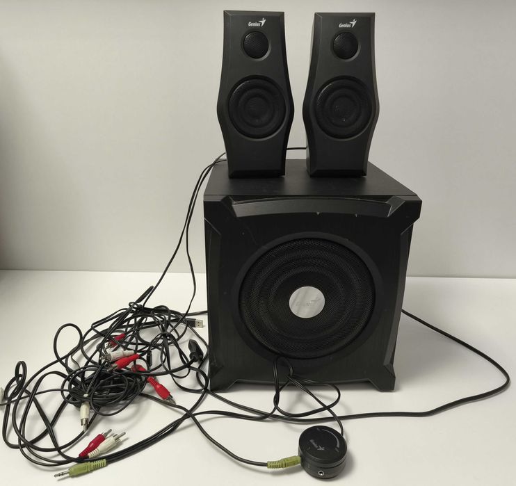 Boxe 2.1 Genius SW-2.1 1800, 45W RMS, Negru