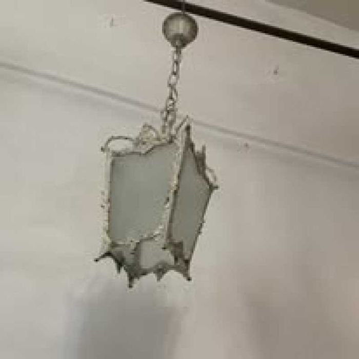 Aplica tavan alba din bronz