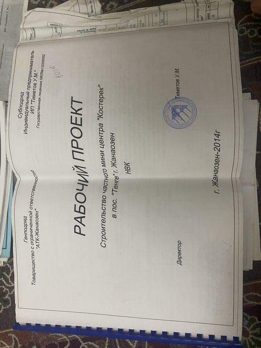 Рабочи Эскизный проект сатылады